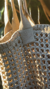 Beige - Tote Crochet Bag