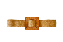 Load image into Gallery viewer, Camel Woven Waist Belt Square Buckle