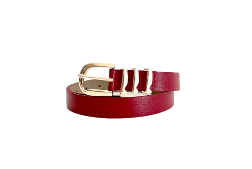 Cherry - Triple Loop Belt