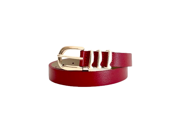 Cherry - Triple Loop Belt