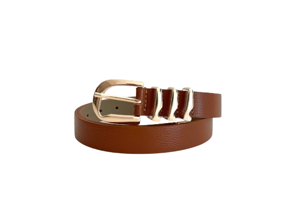 Tan- Triple Loop Belt