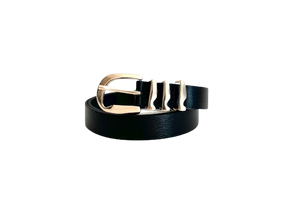 Black -Triple Loop Belt