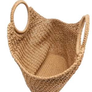 Eco Bucket Straw Bag