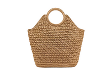 Load image into Gallery viewer, Eco Bucket Straw Bag