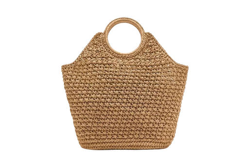 Eco Bucket Straw Bag