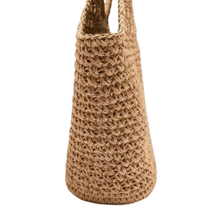 Eco Bucket Straw Bag