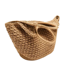 Load image into Gallery viewer, Eco Bucket Straw Bag